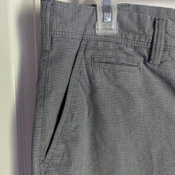 Express Slim Fit Grey Checkered Chinos 32x32 - Picture 3 of 8